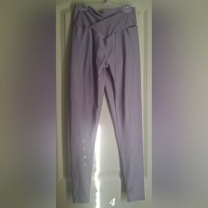 Obsession shape wear lilac High Weist pocket leggings L GYM SPORTY HIKING